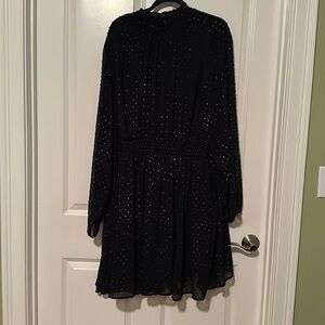 Torrid mini clip dot blouson sleeve dress size. Never worn